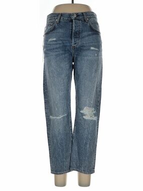 Daily Blue Hype Jeans Tempest Wash NWT 30 Distressed Denim Adriano Goldschmied